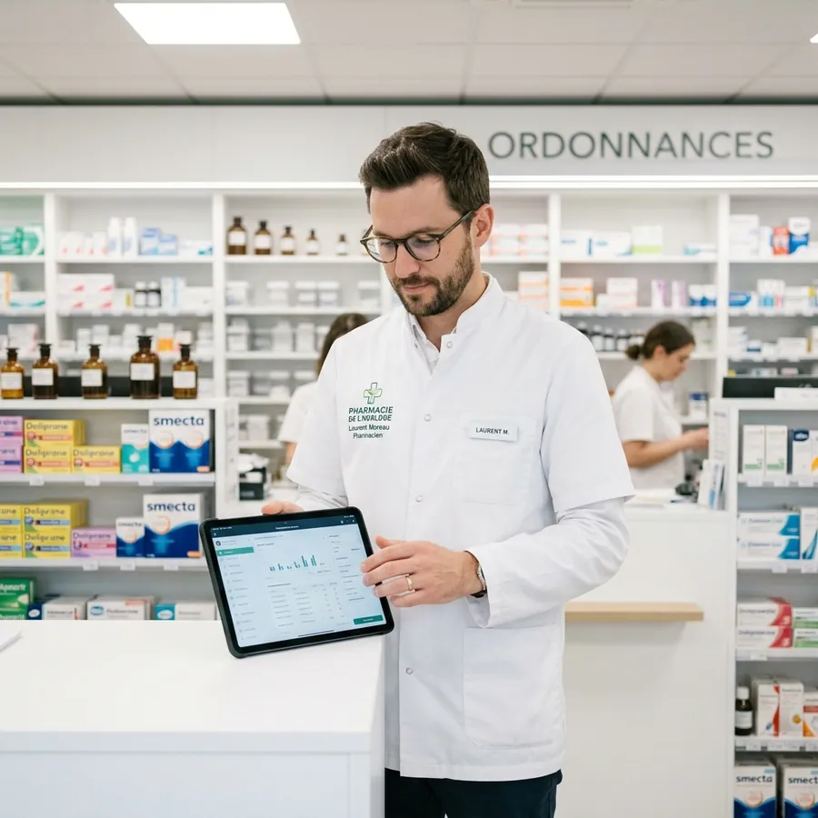Suivi des échéances à facturer sur tablette par le pharmacien